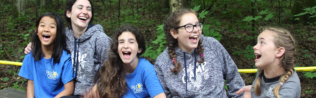 Young girls at summer camp