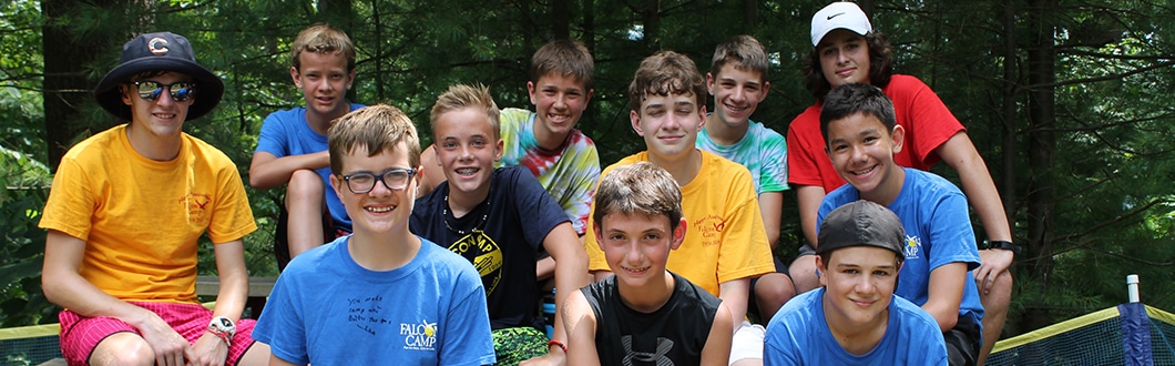 Boys at summer camp
