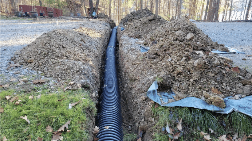 new pipes and culvert